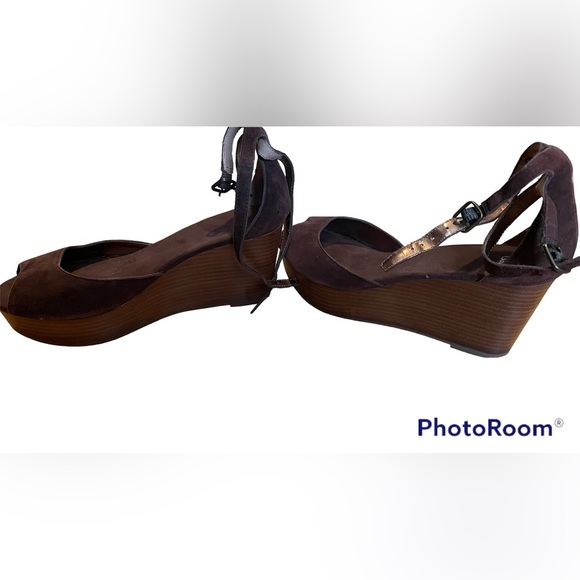 Gap suede platform shoes size 8 - Picture 2 of 8